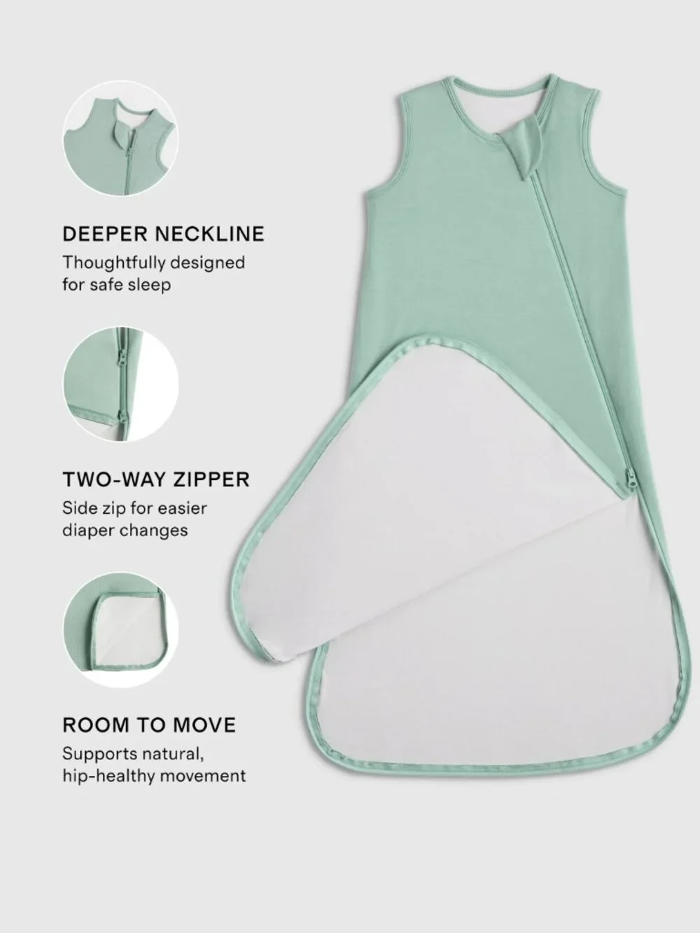Quince Bamboo Sleep Bag - Blue
